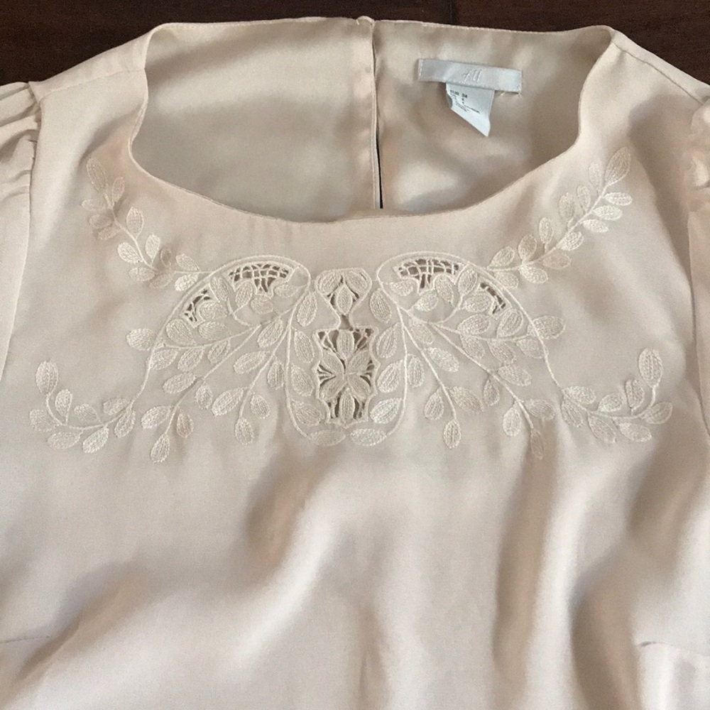 Embroidered top